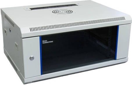 Good Connections 19" Wandkast, 4HE, 600x450 mm Volledig gemonteerd