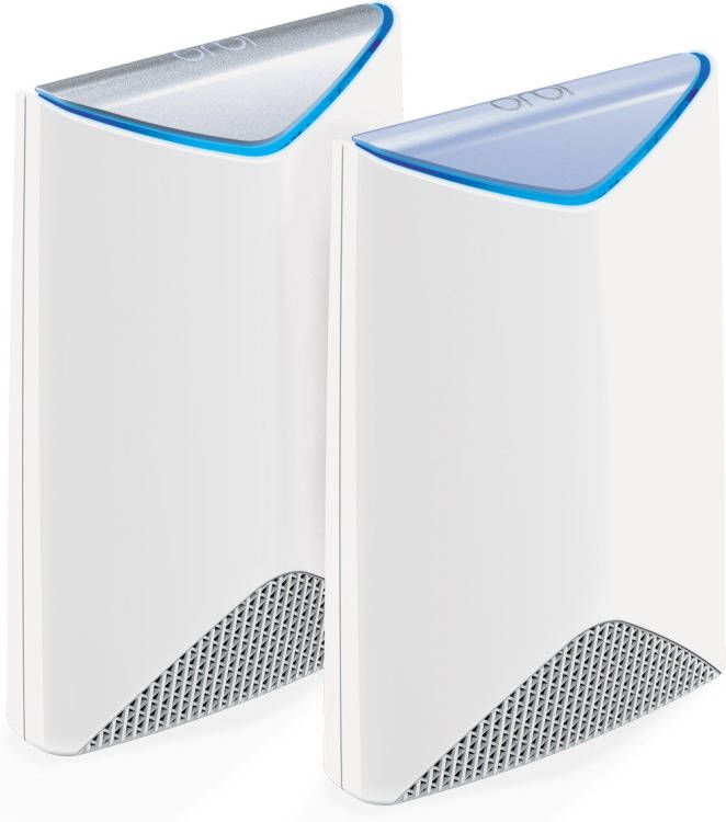 Netgear Orbi Pro AC3000 Tri band WiFi System 1x Router(SRR60 ), 1x Satellite(SRS60 ), Dekking tot 465 m²