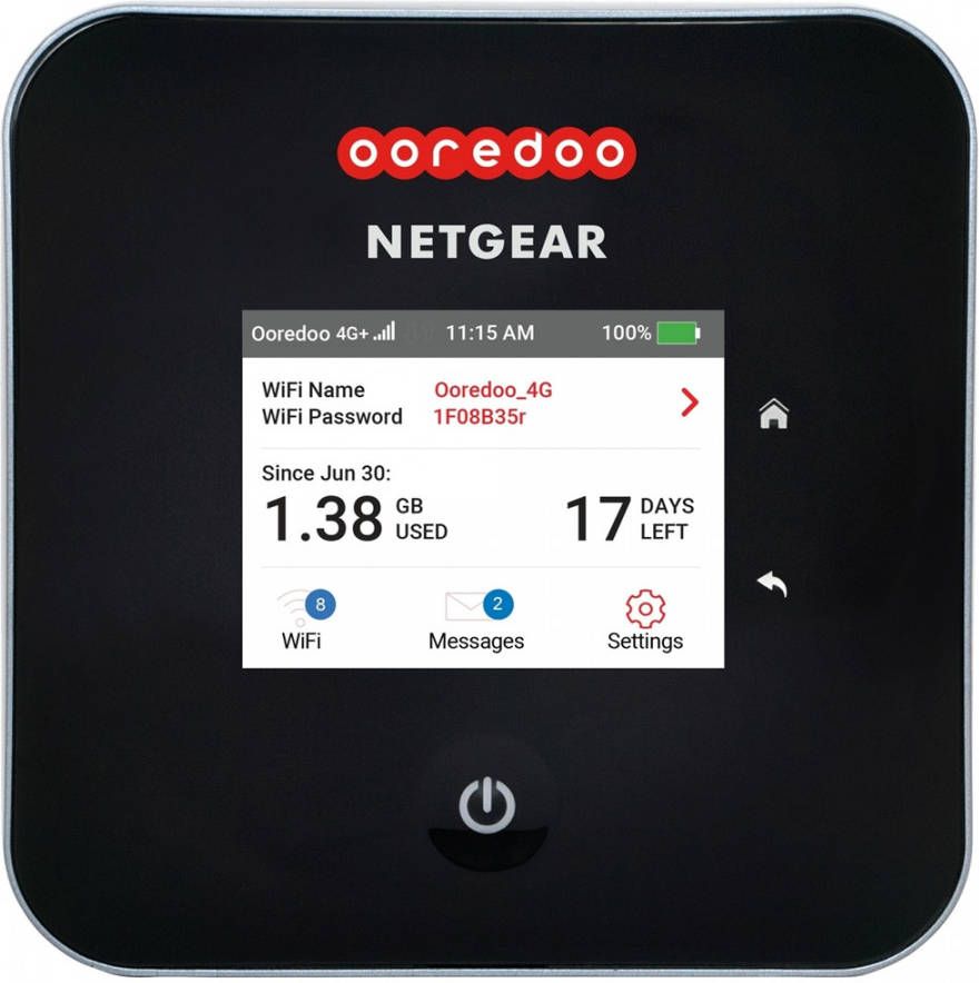 Netgear Nighthawk M2 4G Mi Fi routers Zwart