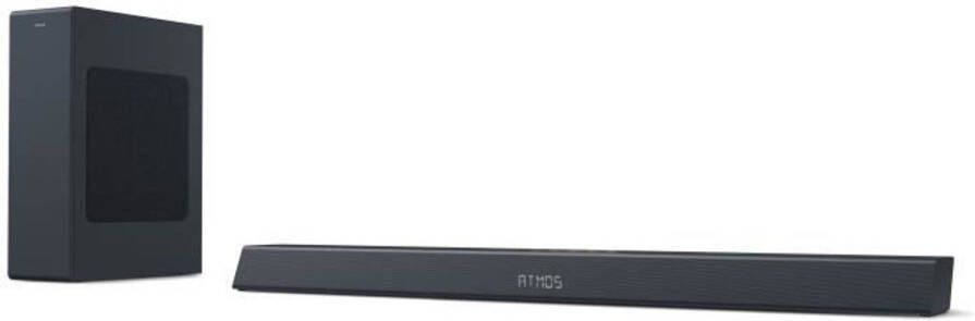 TOOP Philips Tab8405 Soundbar Bluetooth 2.1 Draadloze Subwoofer 240w Dolby Atmos Dts Play Fi Compatible Zwart
