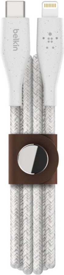 Belkin Boost Charge Usb c kabel Met Lightning connector + Leren Bandje