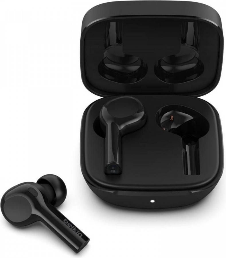 Belkin Soundform™ Freedom True Wireless Earbuds Draadloze Oplaadcase Zwart