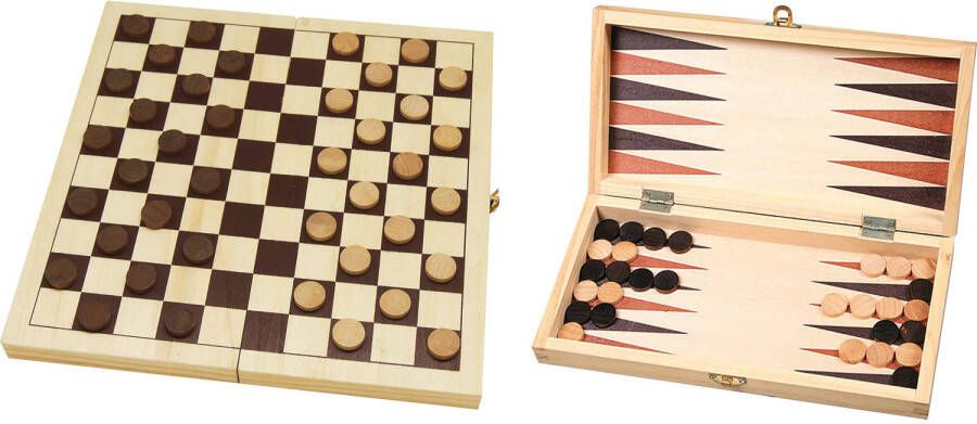 Buffalo Dam En Backgammonset 29 X 14, 5 X 4, 5 Cm
