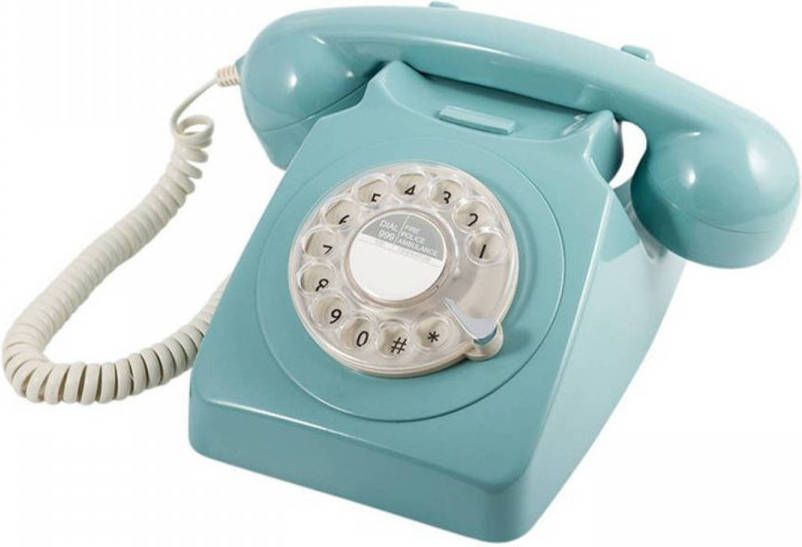 Merkloos Gpo 746 Draaischijf Telefoon Aan Te Sluiten Op Modem French Blue