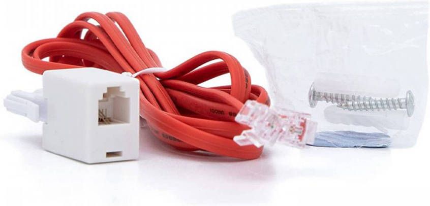 Merkloos Gpo 746 Retro Wandtelefoon Aan Te Sluiten Op Modem Rood