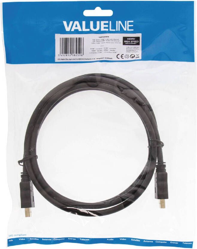 Maxtotaal_nl Valueline 4k 3d Deep Color 1.5 M Hdmi Kabel Ethernet
