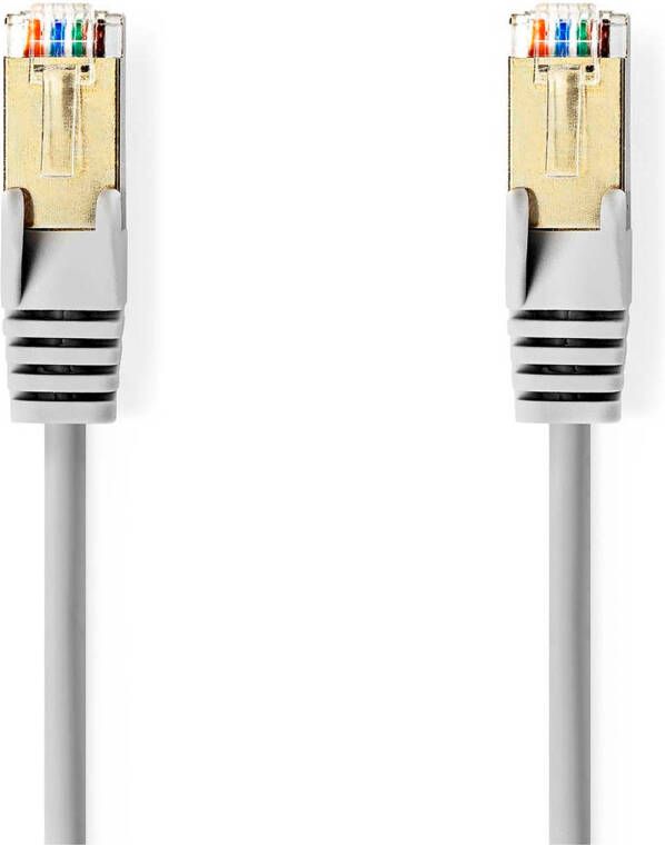 Valueline Netwerkkabel UTP CAT5e 1 meter Grijs