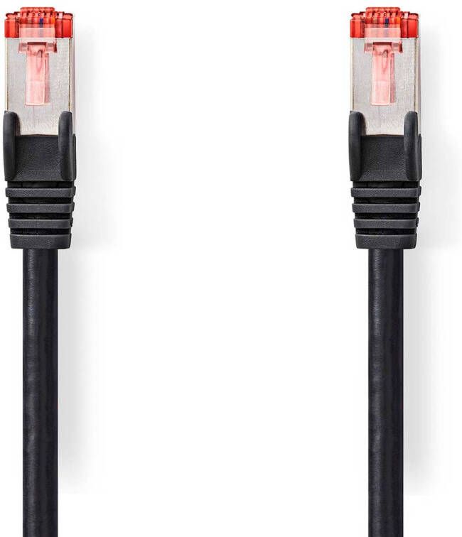 Valueline Netwerkkabel FTP CAT6 7,5 meter Zwart