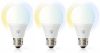 Nedis WIFILRW30E27 Smartlife LED lamp(set van 3)E27 806lm 9W cool warm wit online kopen