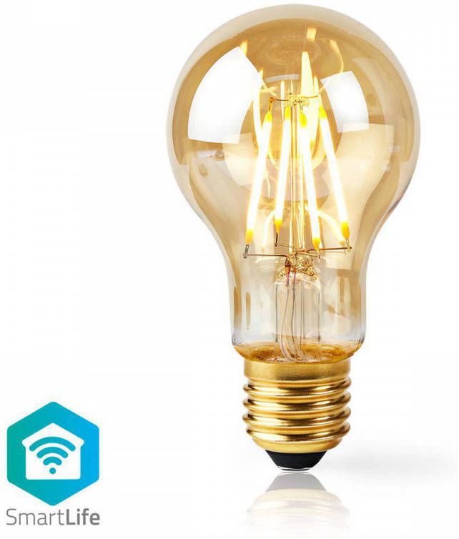 Nedis Smartlife Led Filamentlamp Wifilf10gda60 Goud