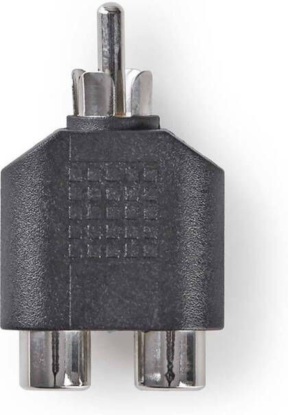 Nedis CAGP24940BK verloopplug RCA male 2x RCA female(10 stuks )