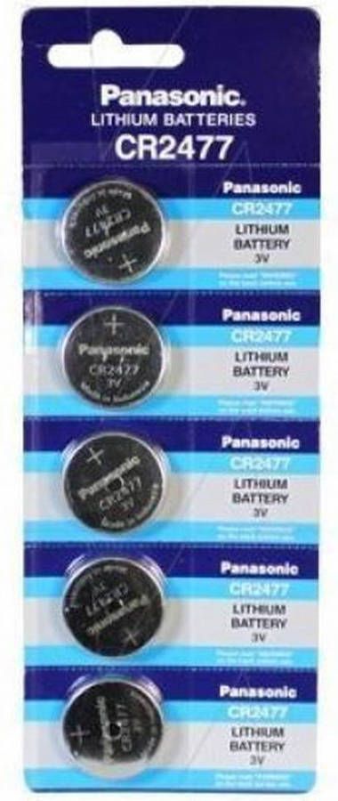 Panasonic 5 Stuks Professional Cr2477 P120 3v 1000mah Lithium Knoopcel(Let Op, Anders Dan Cr2477n )