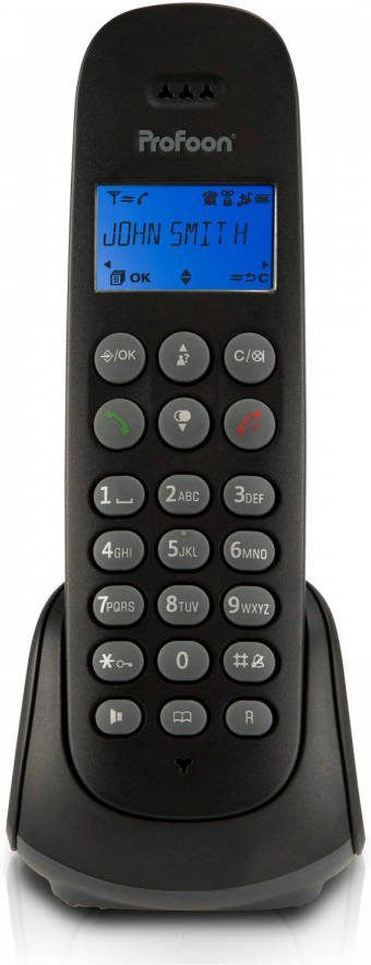 Profoon Dect Telefoon, 1 Handset Pdx 300 Zwart
