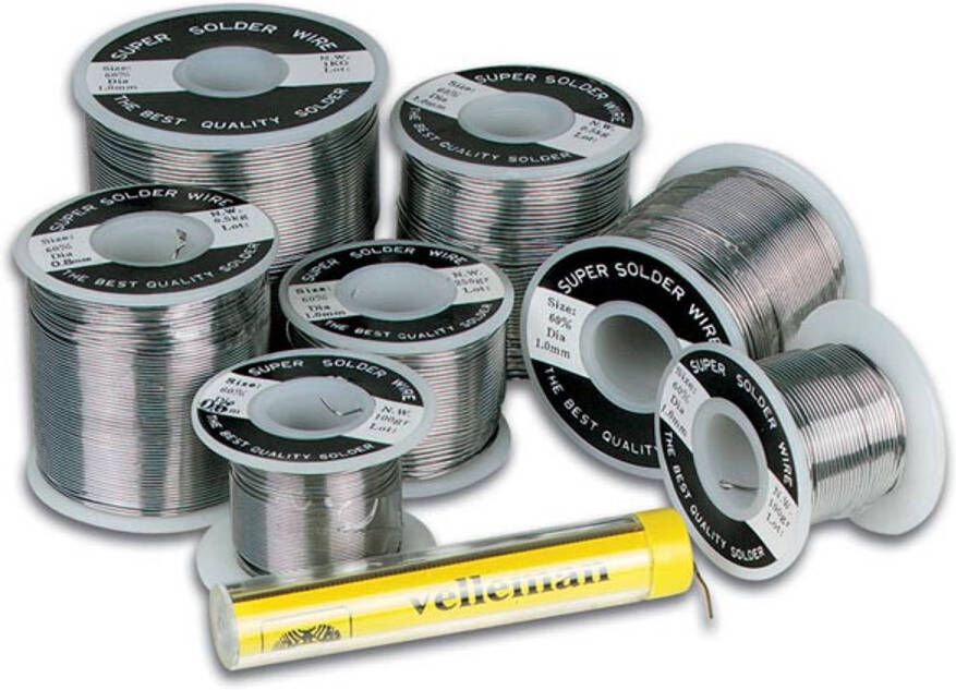 Velleman Loodvrij Soldeer Sn 99.3% Cu 0.7% 0.8mm 500g