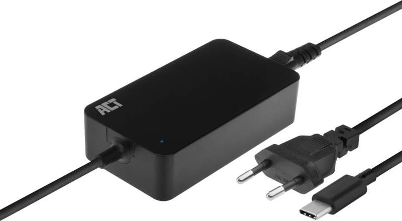 ACT USB C laptoplader met Power Delivery profielen 45W AC200
