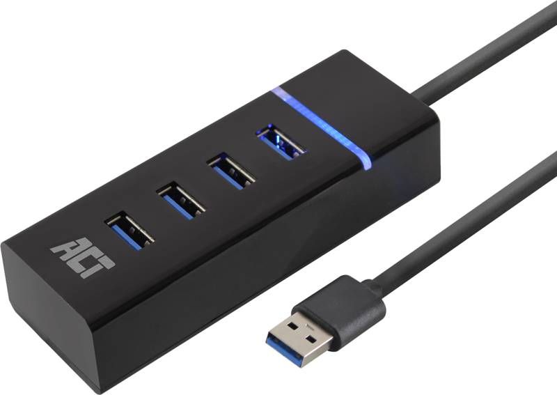 ACT USB Hub 3.2 met 4 USB A poorten
