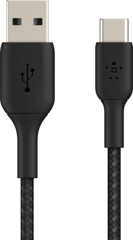 Belkin Usb A naar Usb C Kabel 1m Zwart Nylon