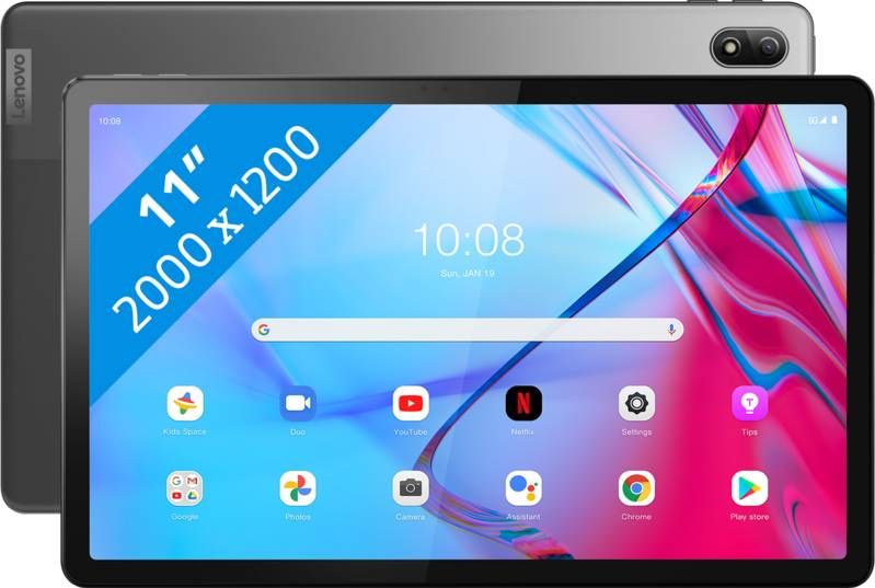 Lenovo Tab P11 128GB Wifi + 5G Grijs