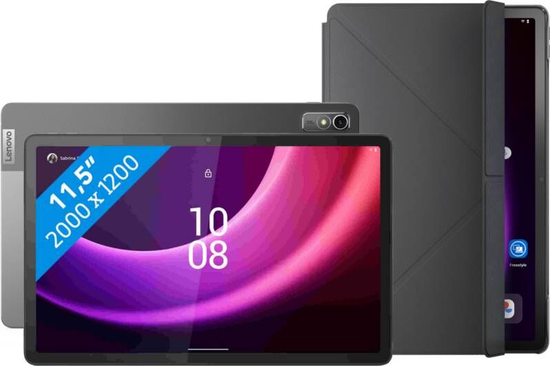 Lenovo Tab P11(2de generatie)128GB Wifi Grijs + Book Case Grijs
