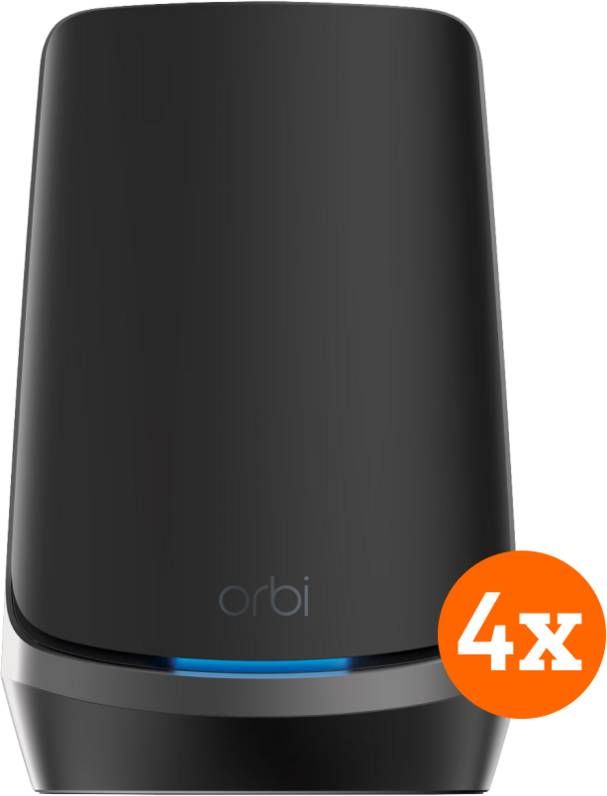 Netgear Orbi RBKE963 Mesh Wifi 6E Zwart(4 pack )