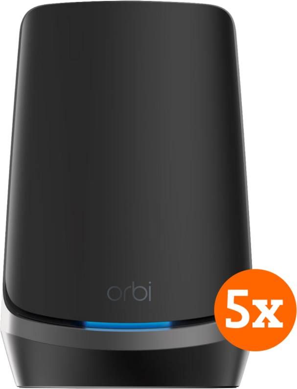 Netgear Orbi RBKE963 Mesh Wifi 6E Zwart(5 pack )