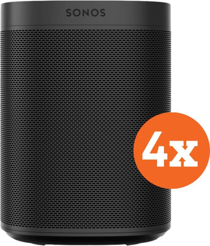 Sonos One SL Wit 4 pack