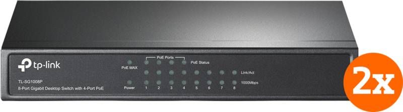 TP-Link TP Link TL SG1008P Duo Pack