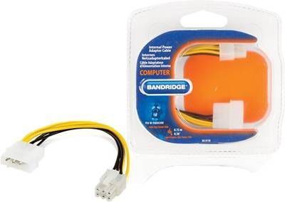 Bandridge Interne Stroomkabel Molex Male PCI Express Female 0.20