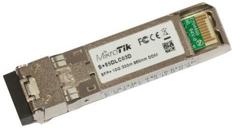 MikroTik SFP+ module S+85DLC03D, MM, 300m, 10G