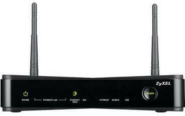 ZyXel VDSL2/ADSL2+ Annex A VPN gateway, 4GE LAN, 2 USB 2.0, 802.11n, 20 IPsec VPN, VDSL