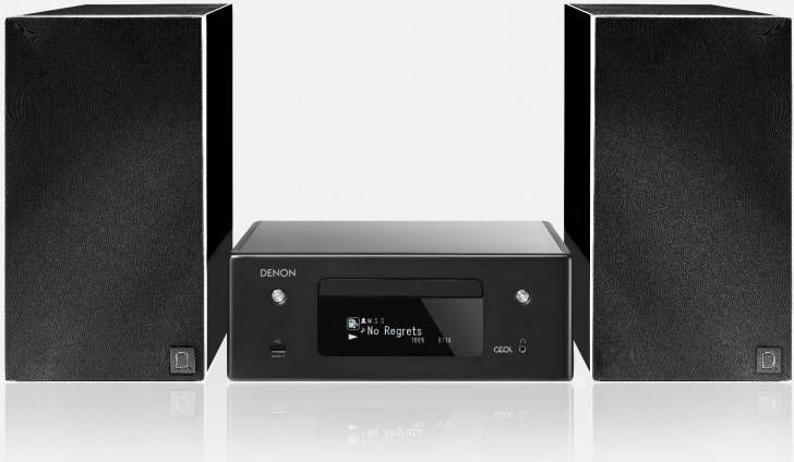 Denon DoubleDeal RCD N10 + Definitive Technology Demand D7 Zwart