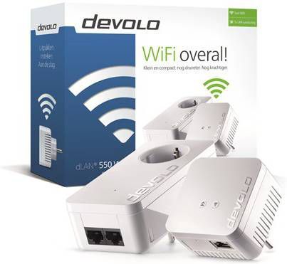 Devolo dLAN 550 WiFi Powerline Starter Kit(2 stations) 9636