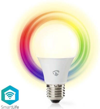 Nedis WIFILRC10E27 Smartlife multicolour LED lamp E27 806lm 9W