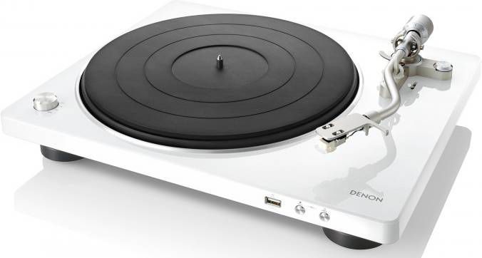 Denon DP 450USB Platenspeler Wit