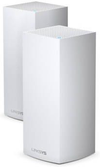 Linksys Velop AX5300 Tri Band Wi Fi 6 duo pack Mesh router Zwart