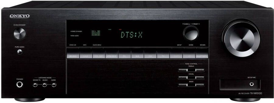 Onkyo TX NR5100 7.2 kanaals AV receiver Zwart