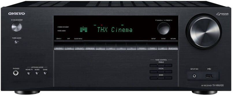 Onkyo TX NR6100 7.2 kanaals AV Receiver Zwart