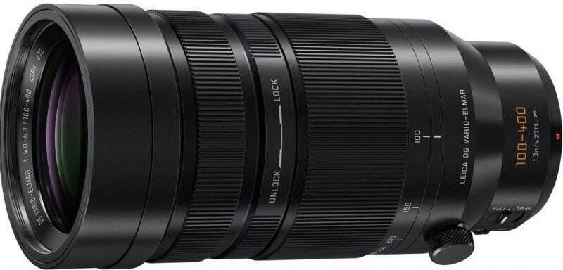 Panasonic H RS100400E Leica 100 400 mm/f4.0 6.3 Black