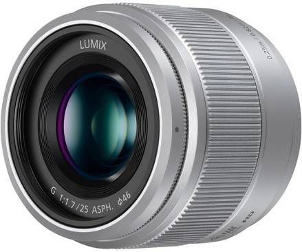 Panasonic Lumix G 25mm f/1.7 ASPH. Zilver