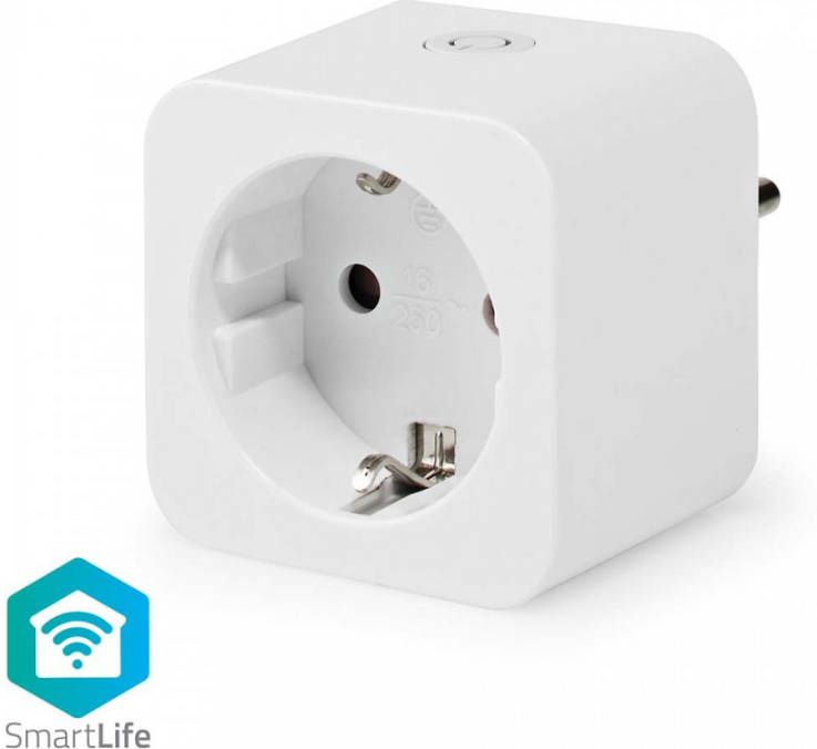 Nedis Smartlife Smart Stekker Wifip130fwt Wit