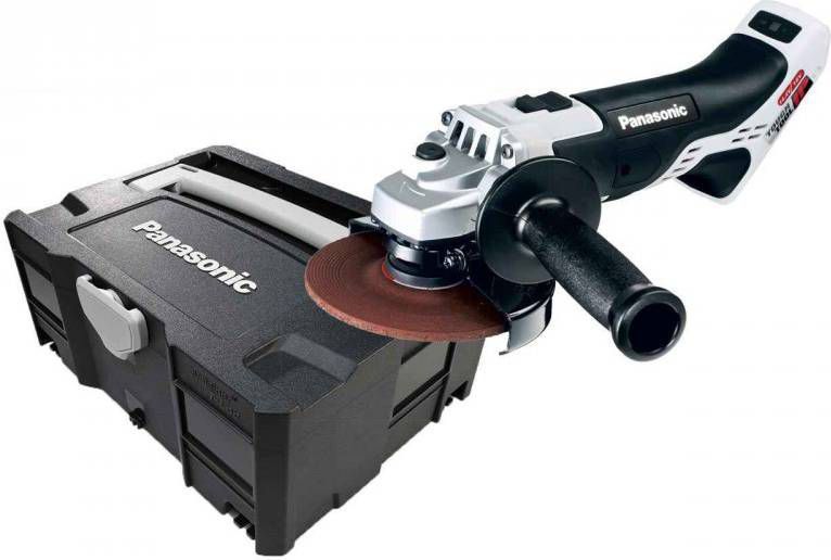 Panasonic EY46A2XT 18V Li ion Accu Haakse Slijper Body Incl. Systainer 125mm