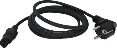 Bulk 2390131020 apparaatsnoer hittebestendig 3x1.00mm 2.0m zwart