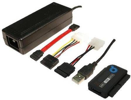 LogiLink Adapter USB 2.0 to 2,5 + 3,5 Zoll IDE + SATA HDD OTB