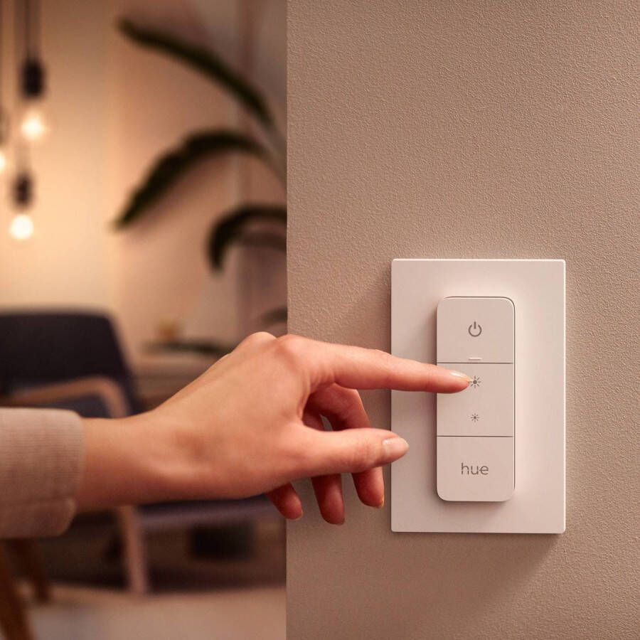 Philips Hue Pillar opbouwspot White Ambiance 1-lichts Zwart + dimmer