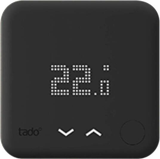 Tado Slimme Thermostaat V3+ Starterskit Bedrade Variant Zwart