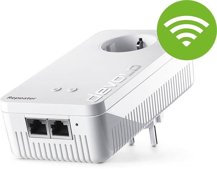 Devolo WiFi Repeater + AC Netwerk WiFi repeater Wit