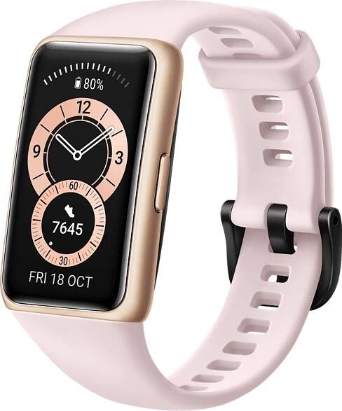 Huawei Band 6 Smartwatch Fullview Amoled 1.47 Scherm Roze