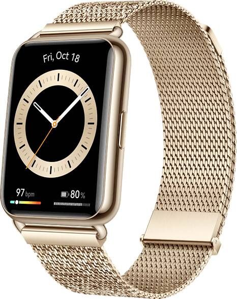 Huawei Smartwatch Watch Fit 2 Milanese Strap(Goud )