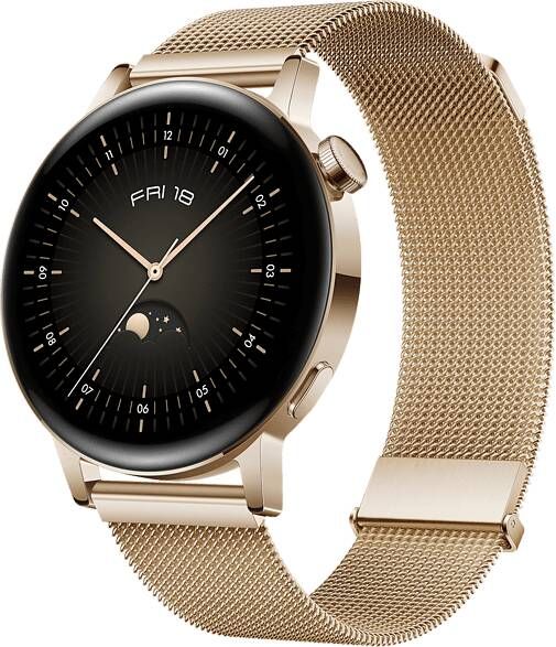 Huawei Watch Gt 3 Elegant 42mm Goud/licht Goud