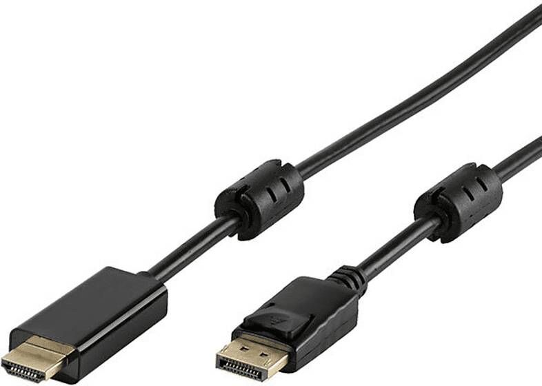Vivanco tv accessoire Displayport HDMI kabel, 1,8 m